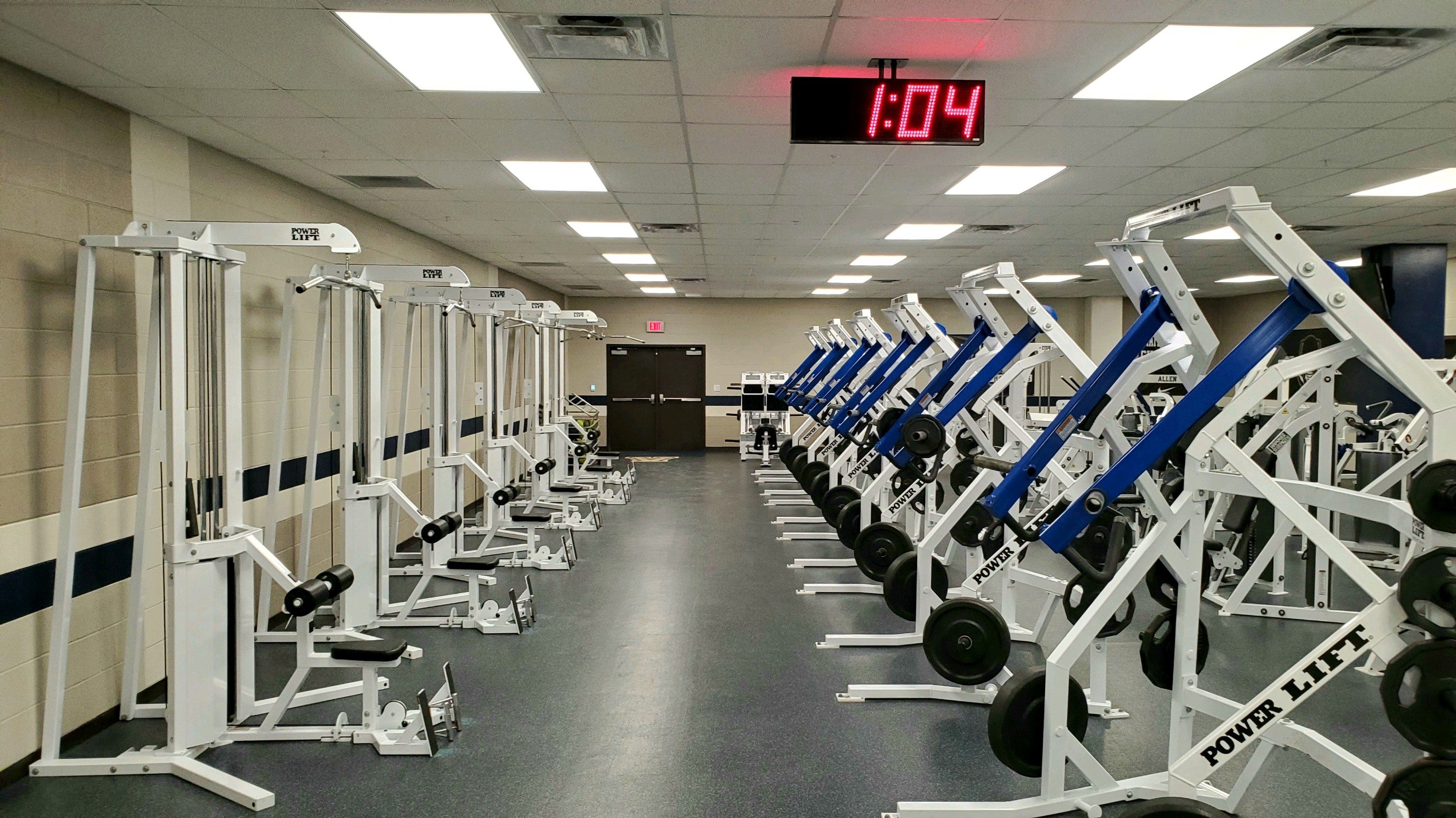Allen High School Weight Room Installation Power Lift